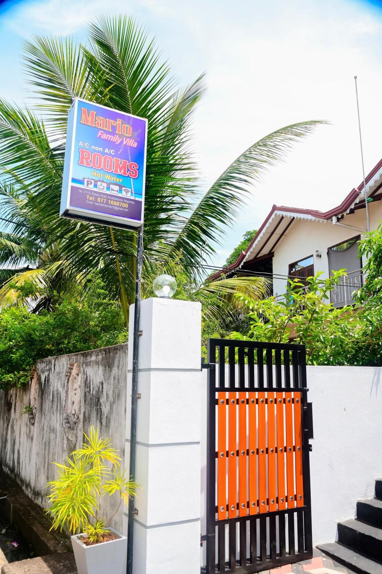 Mario Family Villa And Restaurant Negombo Exterior photo